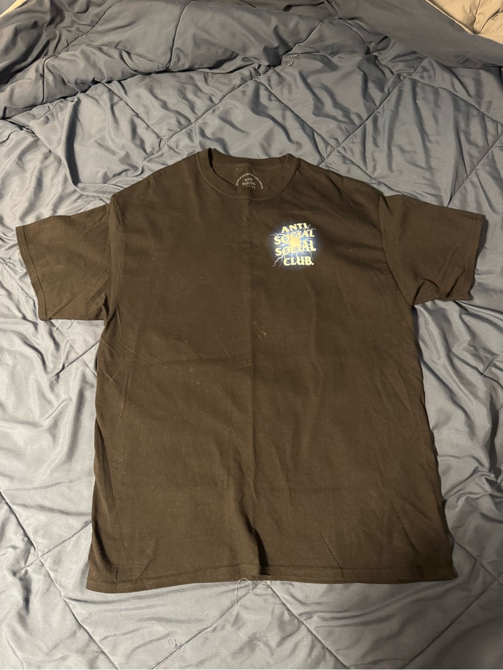 Anti Social Social Club Lighting Black Tee